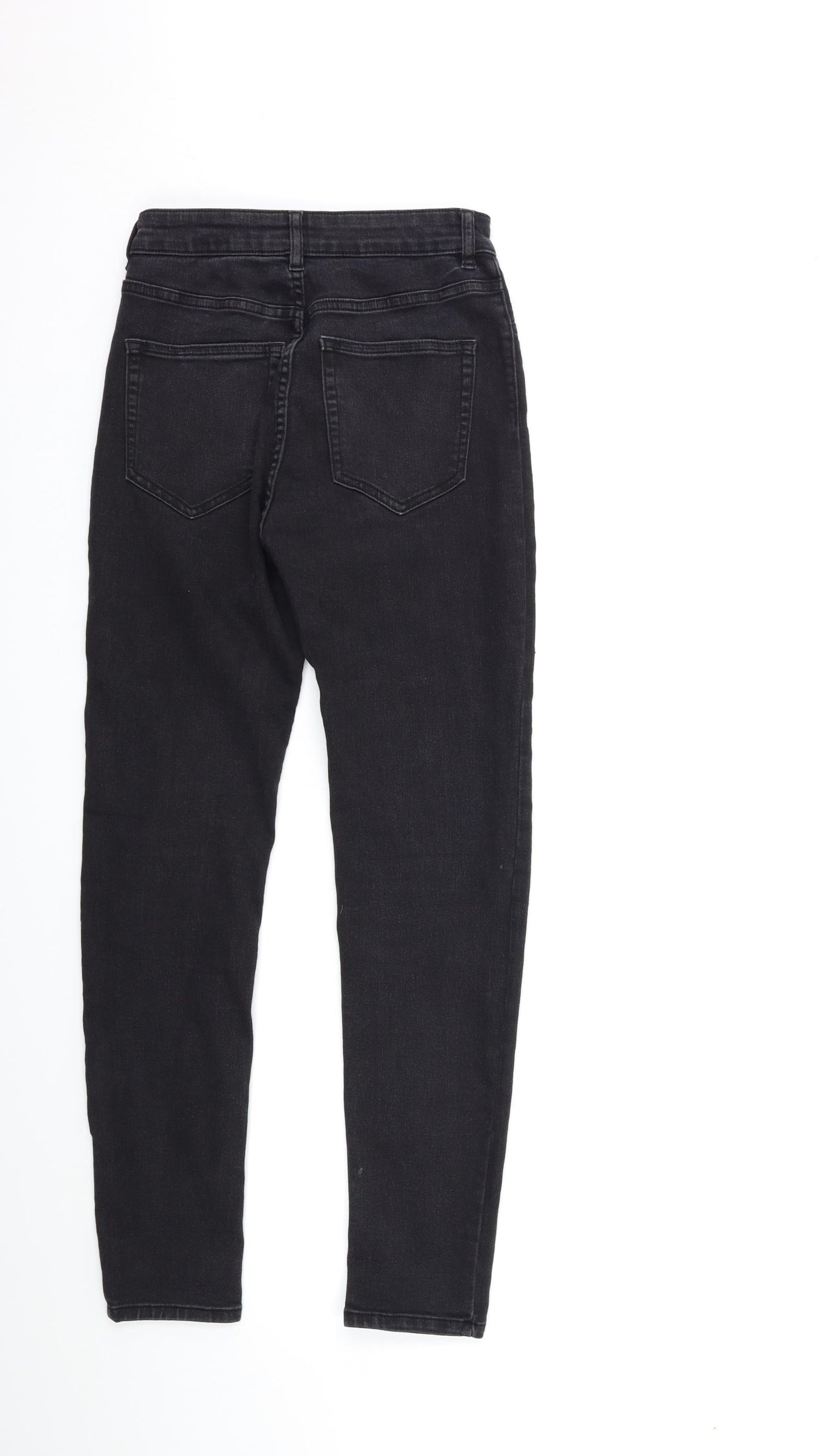 Pull&Bear Womens Black  Denim Skinny Jeans Size 10 L27 in