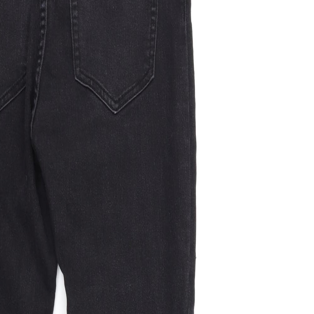 Pull&Bear Womens Black  Denim Skinny Jeans Size 10 L27 in
