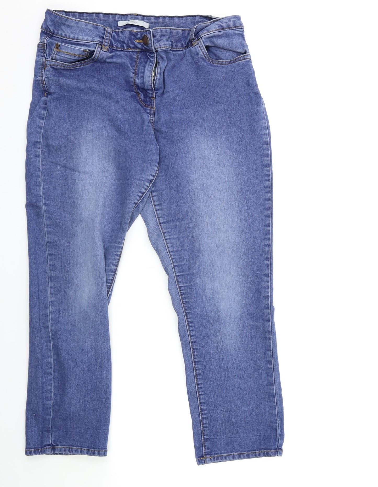 George Womens Blue  Denim Cropped Jeans Size 30 in L20 in