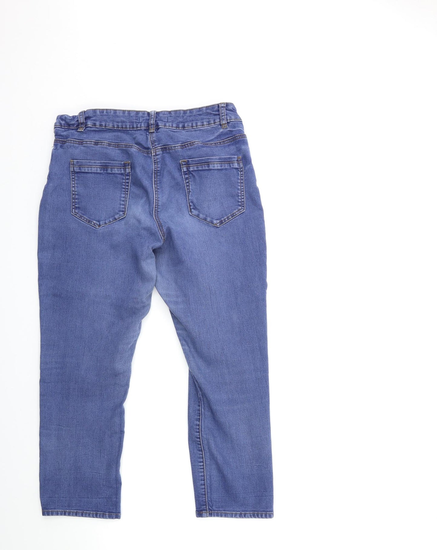 George Womens Blue  Denim Cropped Jeans Size 30 in L20 in