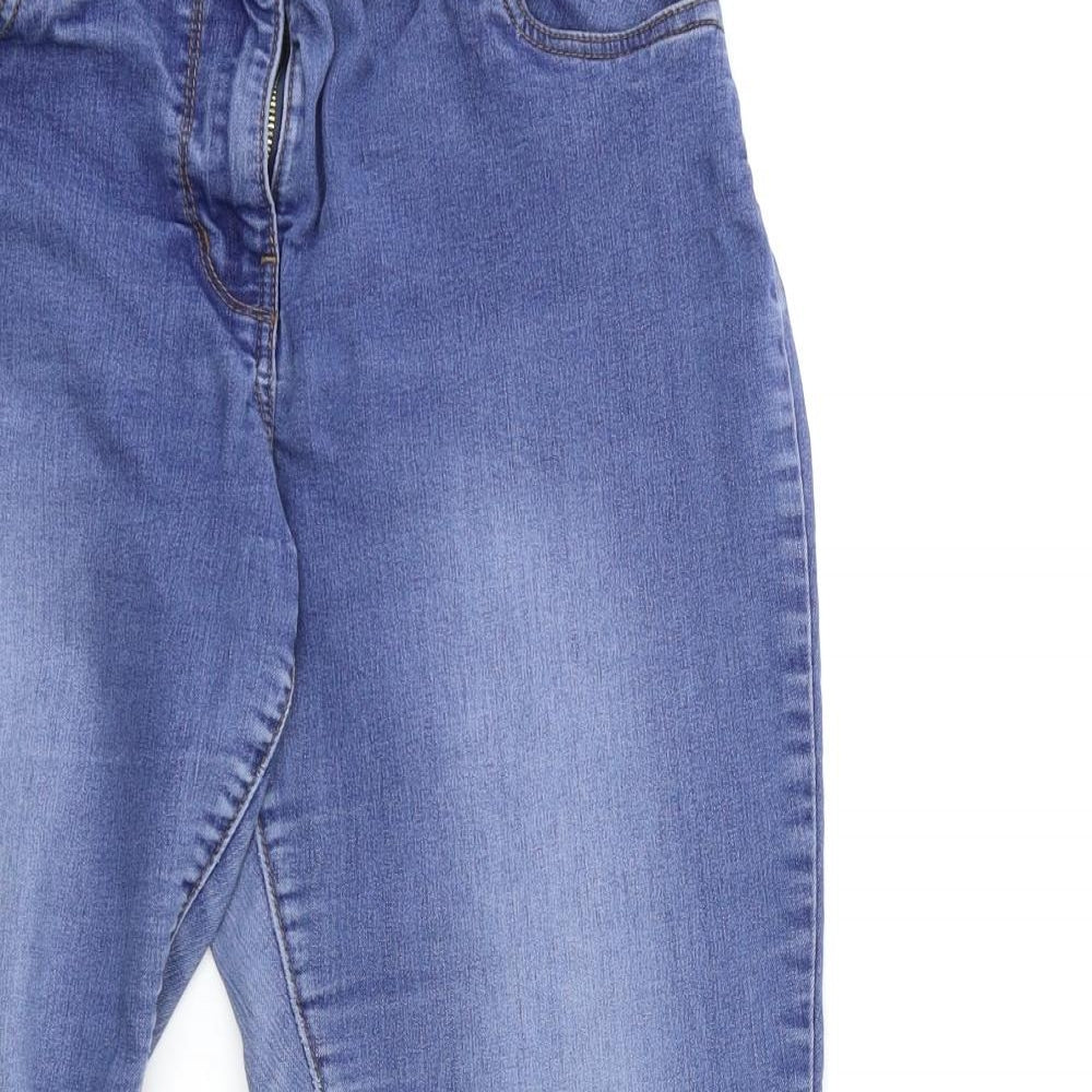 George Womens Blue  Denim Cropped Jeans Size 30 in L20 in