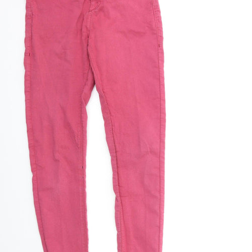 Topshop Womens Pink  Denim Skinny Jeans Size 26 in L30 in