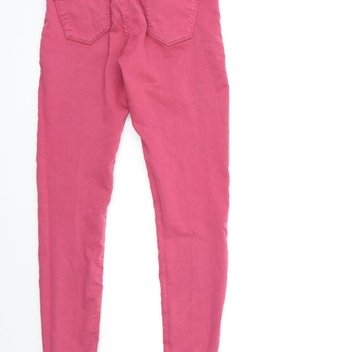 Topshop Womens Pink  Denim Skinny Jeans Size 26 in L30 in