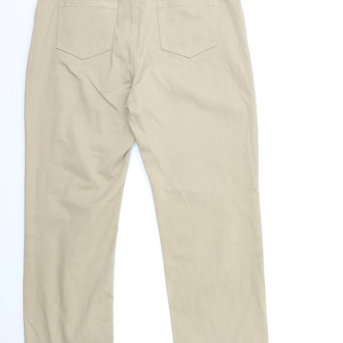 Marks and Spencer Womens Beige   Trousers  Size 16 L29 in