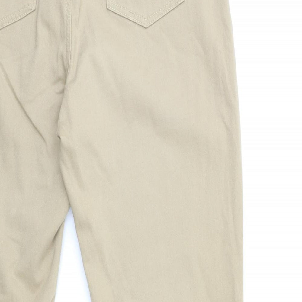 Marks and Spencer Womens Beige   Trousers  Size 16 L29 in
