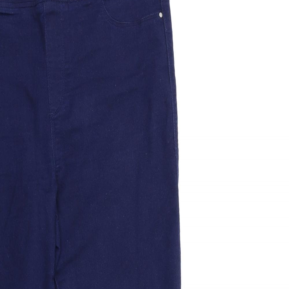 PEP&CO Womens Beige  Denim  Jeans Size 14 L29 in