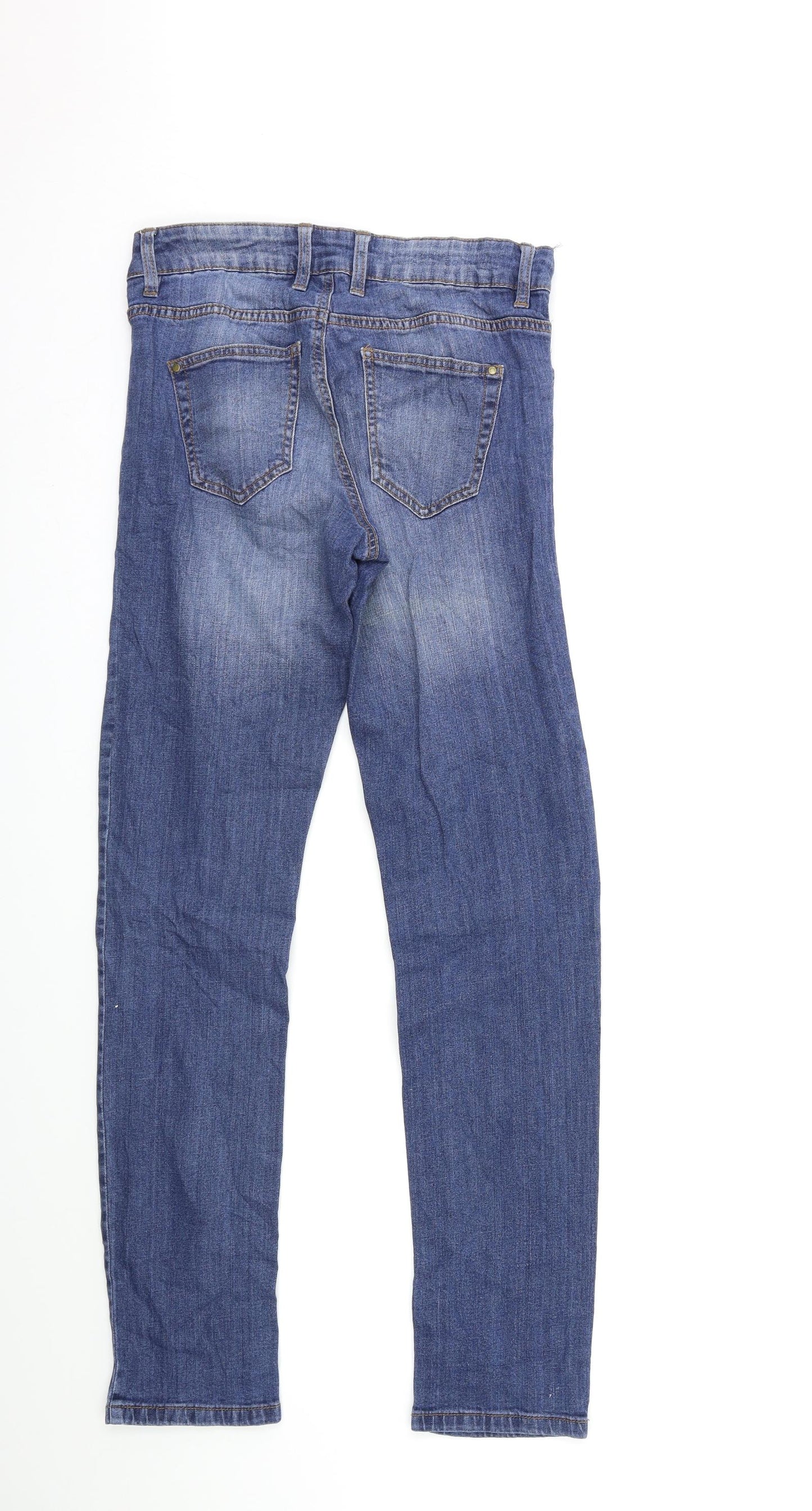 ESMARA Womens Blue  Denim Skinny Jeans Size 12 L30 in