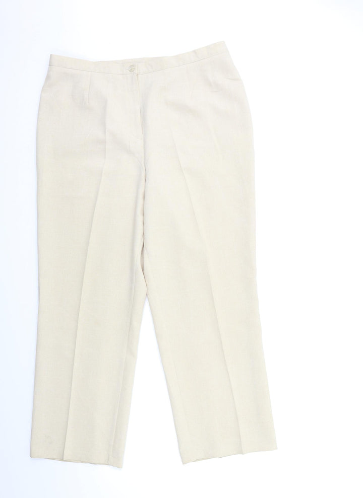 Riddella Womens Beige   Trousers  Size 18 L28 in