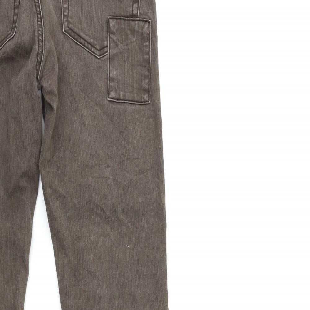 Kapphal Girls Brown  Denim Skinny Jeans Size 11 Years