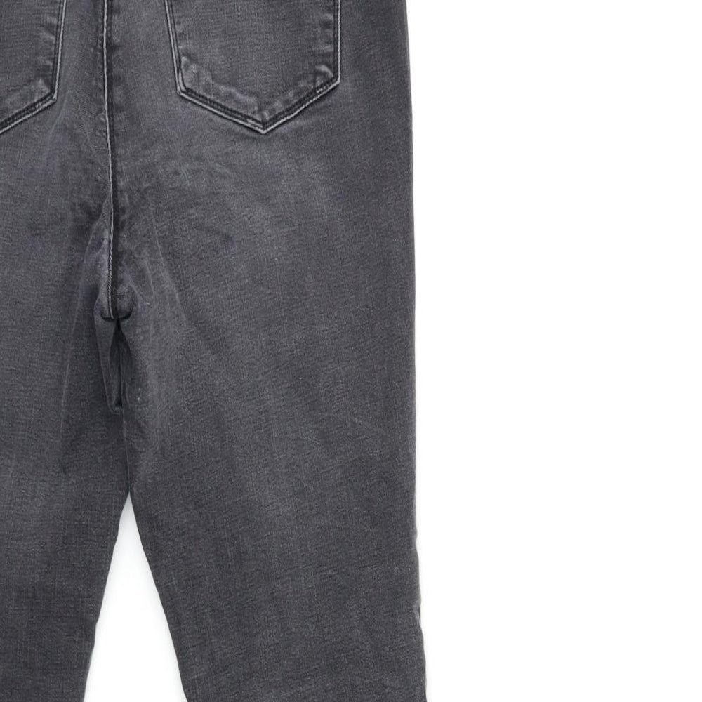 Matalan Womens Grey  Denim Skinny Jeans Size 14 L26 in