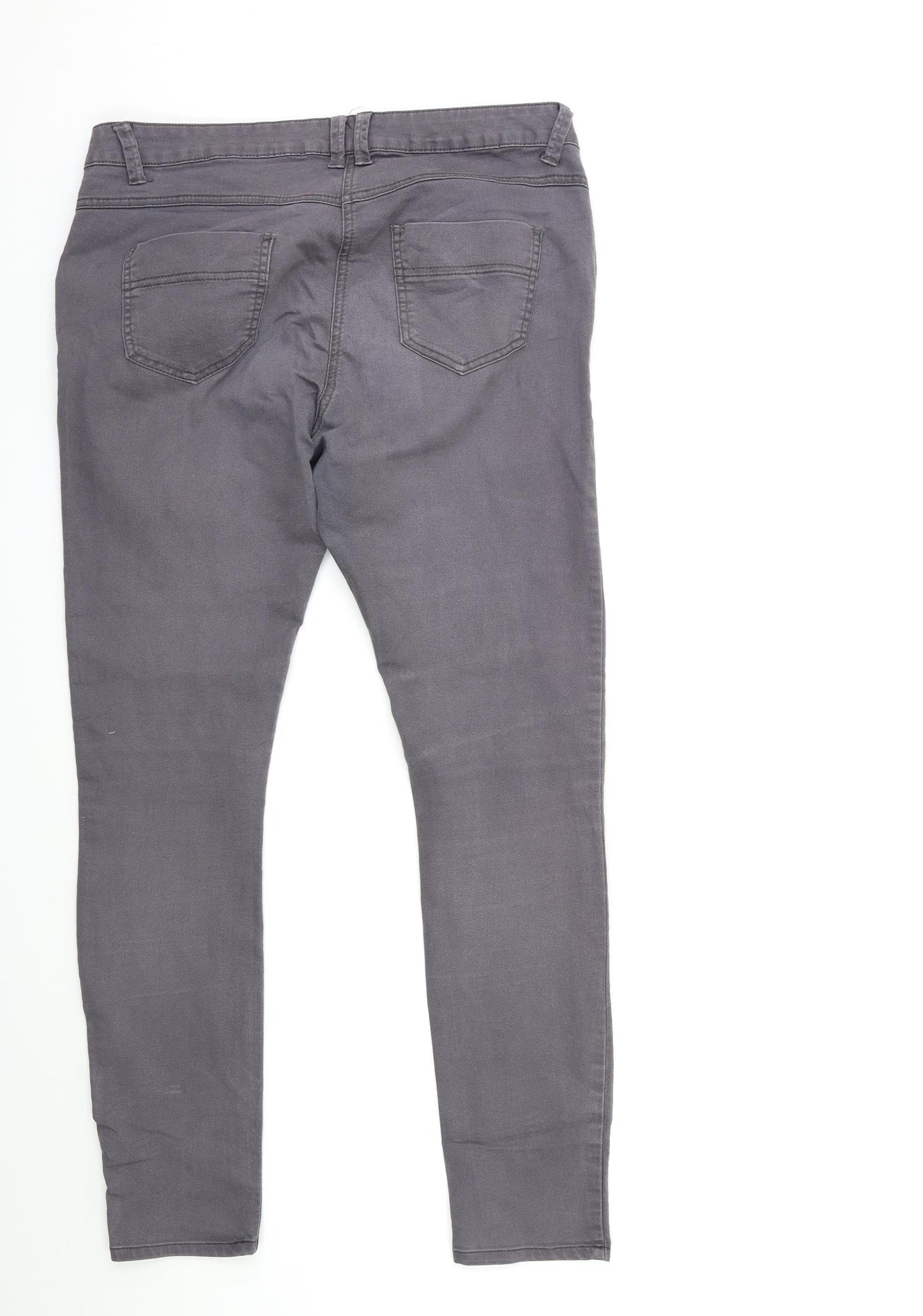 George Womens Grey   Skinny Jeans Size 14 L29 in