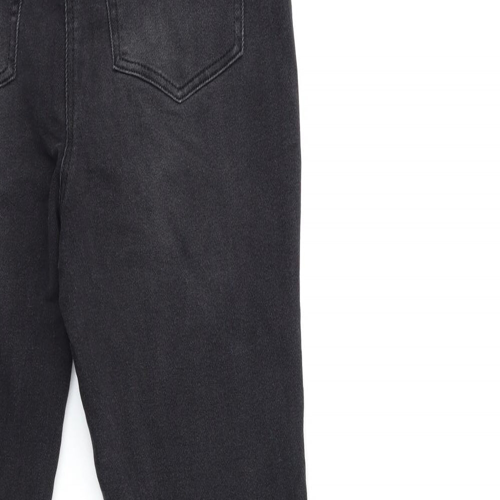 NEXT Womens Black  Denim Skinny Jeans Size 14 L29 in