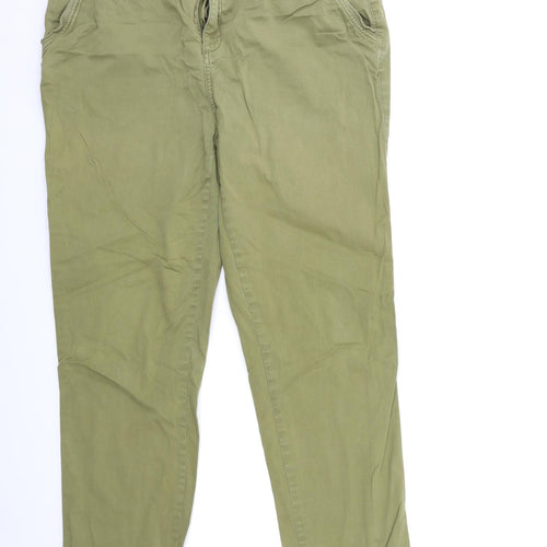 George Womens Green   Chino Trousers Size 14 L28 in