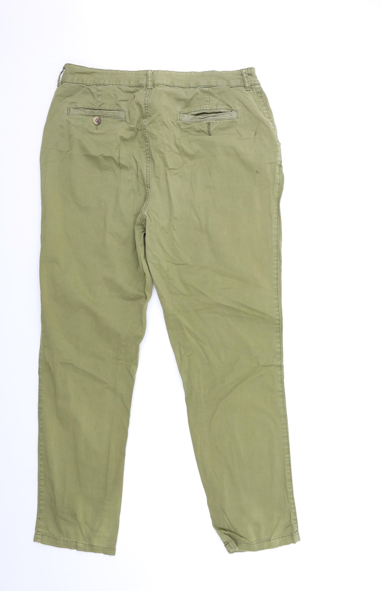 George Womens Green   Chino Trousers Size 14 L28 in