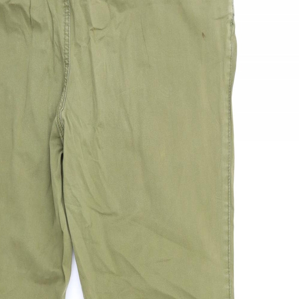 George Womens Green   Chino Trousers Size 14 L28 in