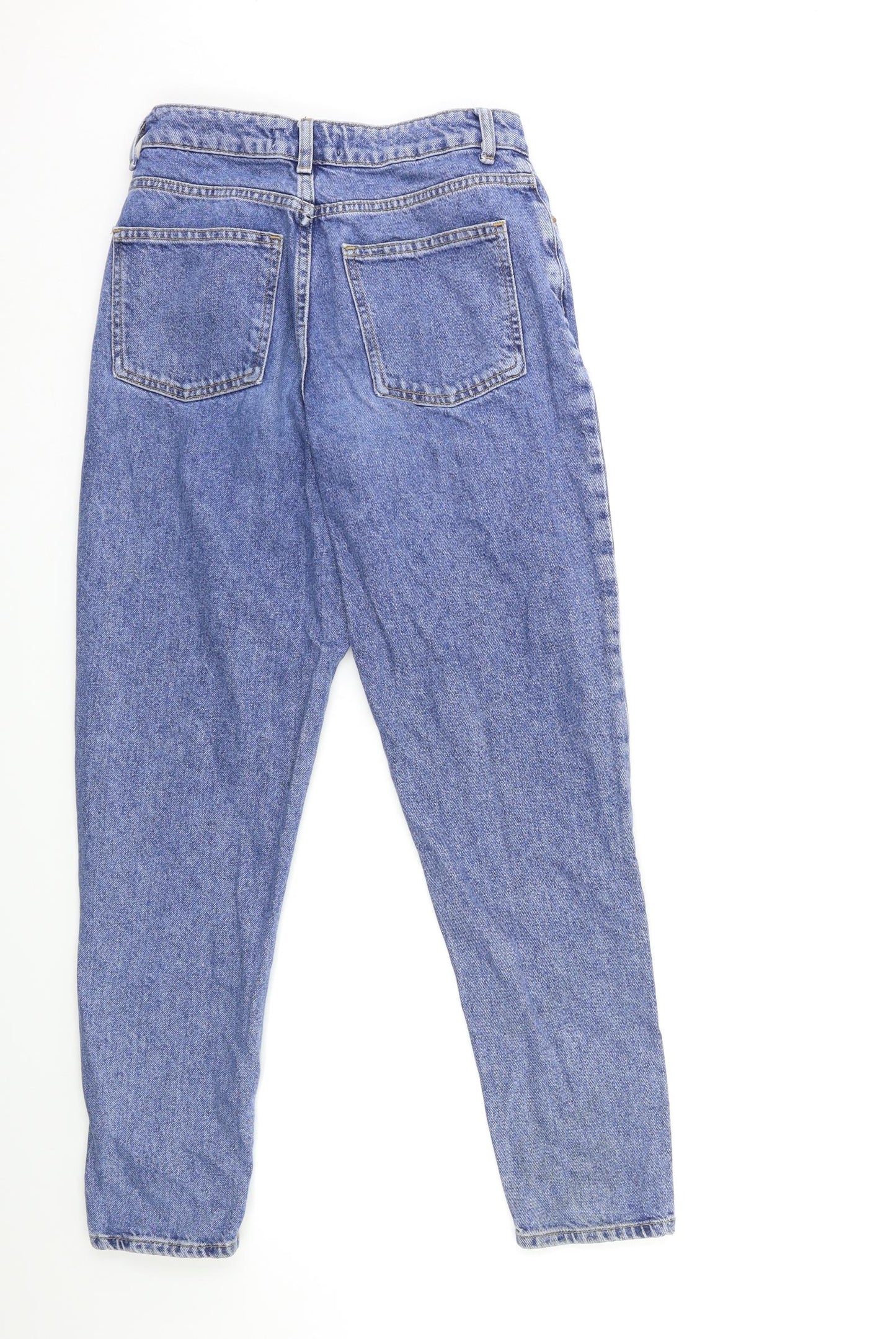 Denim & Co. Womens Blue  Denim Mom Jeans Size 6 L26 in