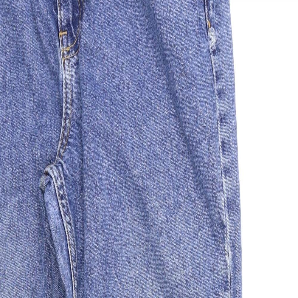 Denim & Co. Womens Blue  Denim Mom Jeans Size 6 L26 in