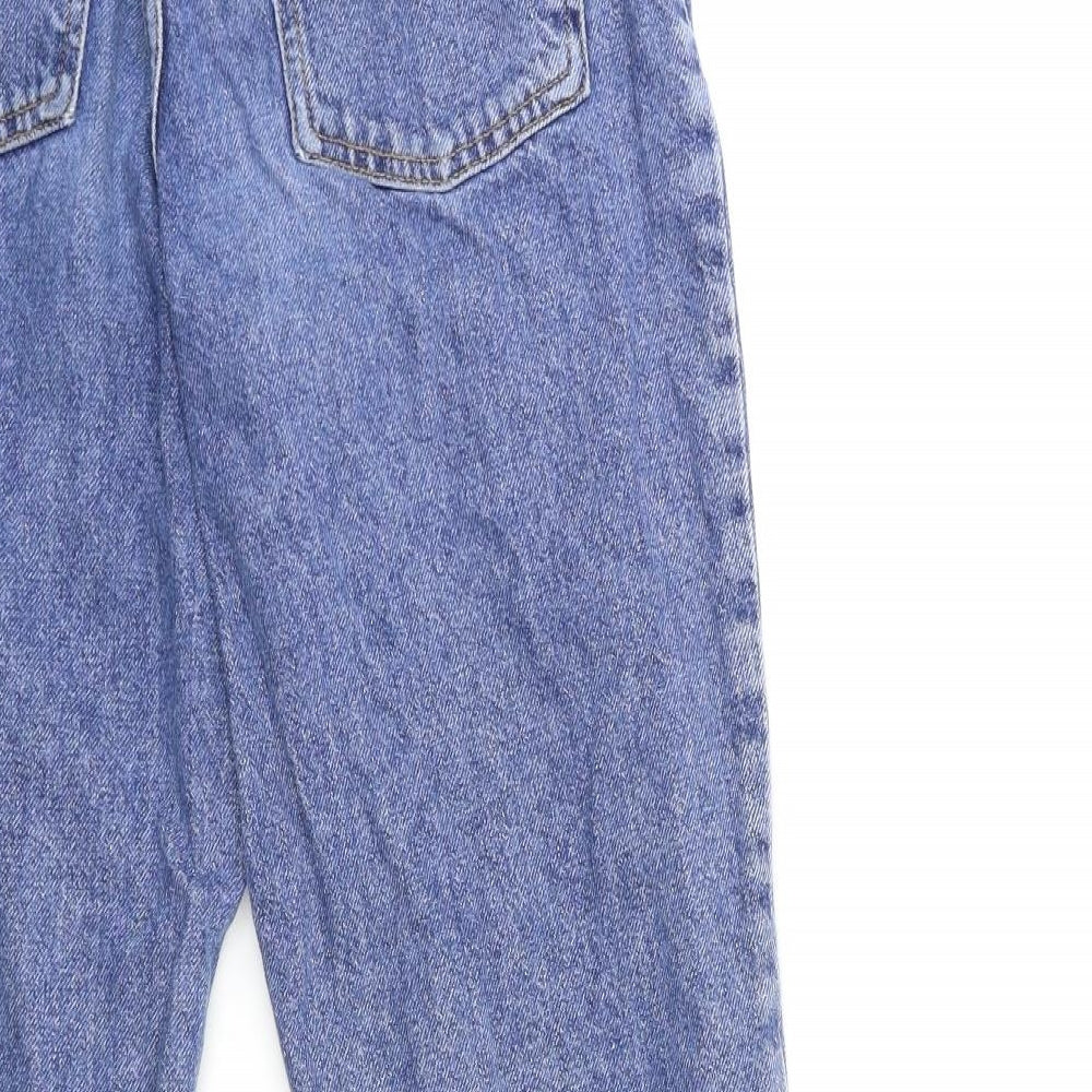 Denim & Co. Womens Blue  Denim Mom Jeans Size 6 L26 in