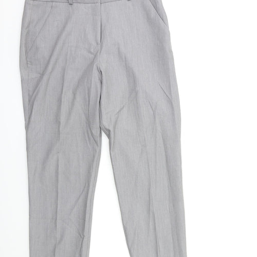 ASOS Womens Grey  Rayon Trousers  Size 8 L23 in