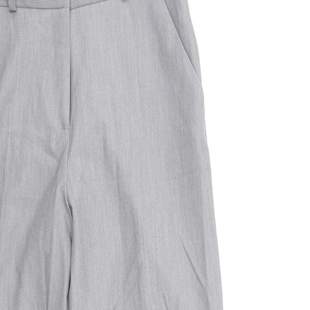 ASOS Womens Grey  Rayon Trousers  Size 8 L23 in