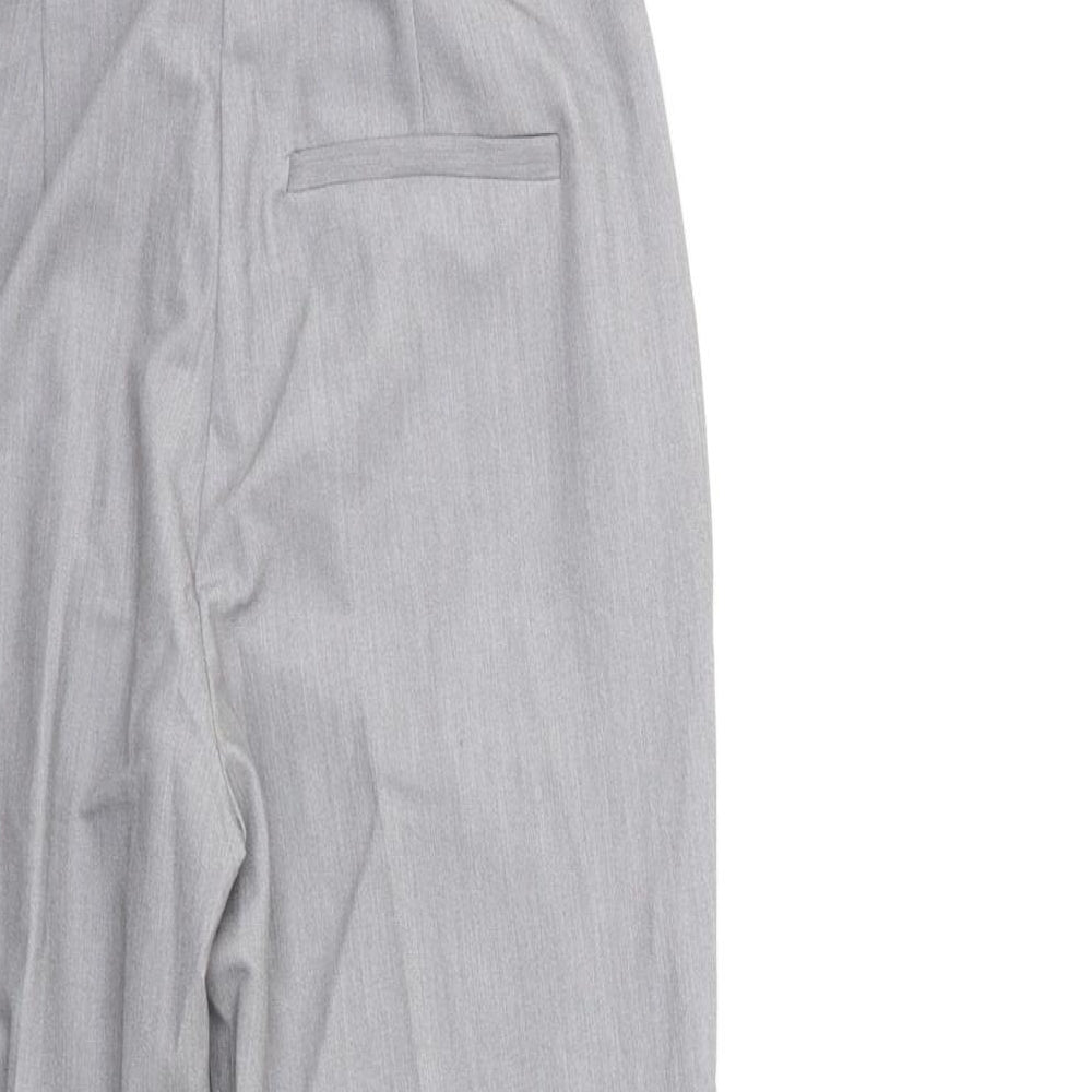 ASOS Womens Grey  Rayon Trousers  Size 8 L23 in