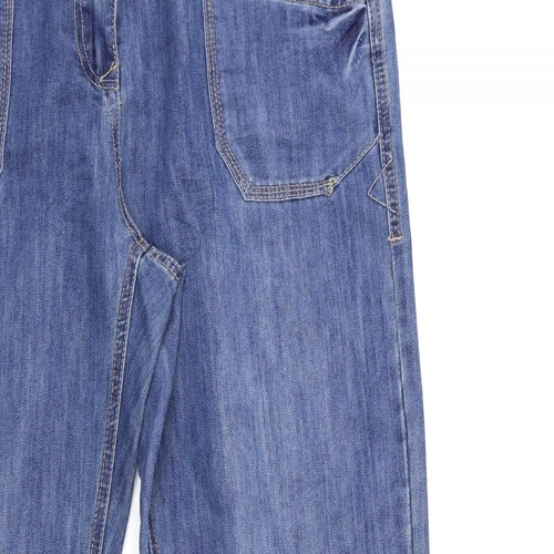 George Womens Blue  Denim Wide-Leg Jeans Size 18 L31 in