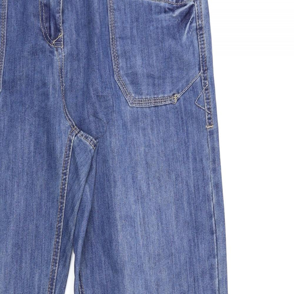 George Womens Blue  Denim Wide-Leg Jeans Size 18 L31 in