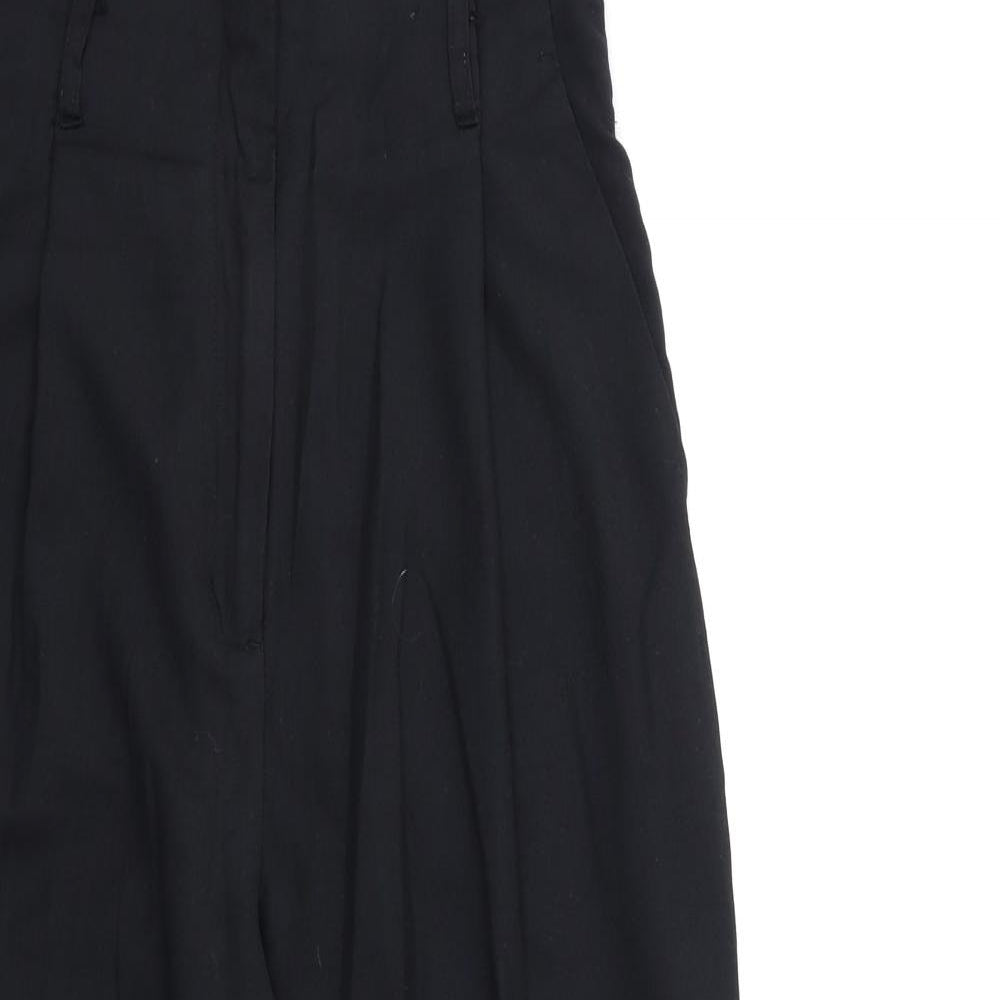H&M Womens Black   Trousers  Size 8 L27 in