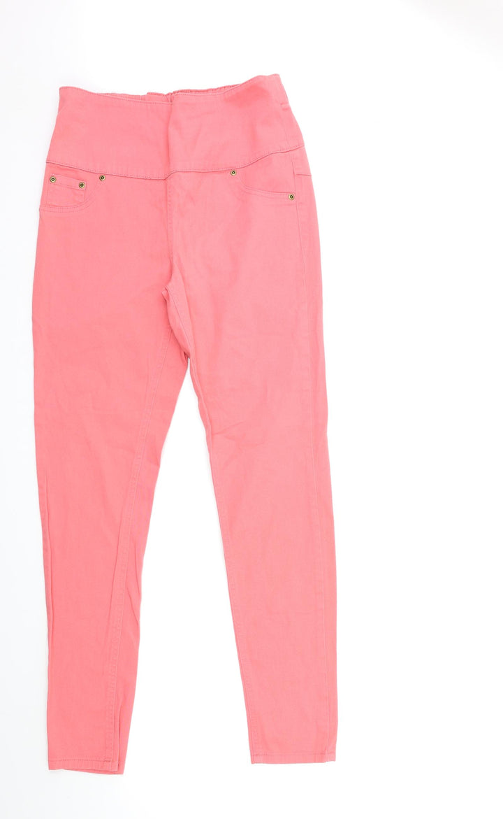 Avon Womens Pink Denim Skinny Jeans Size 10 L30 in