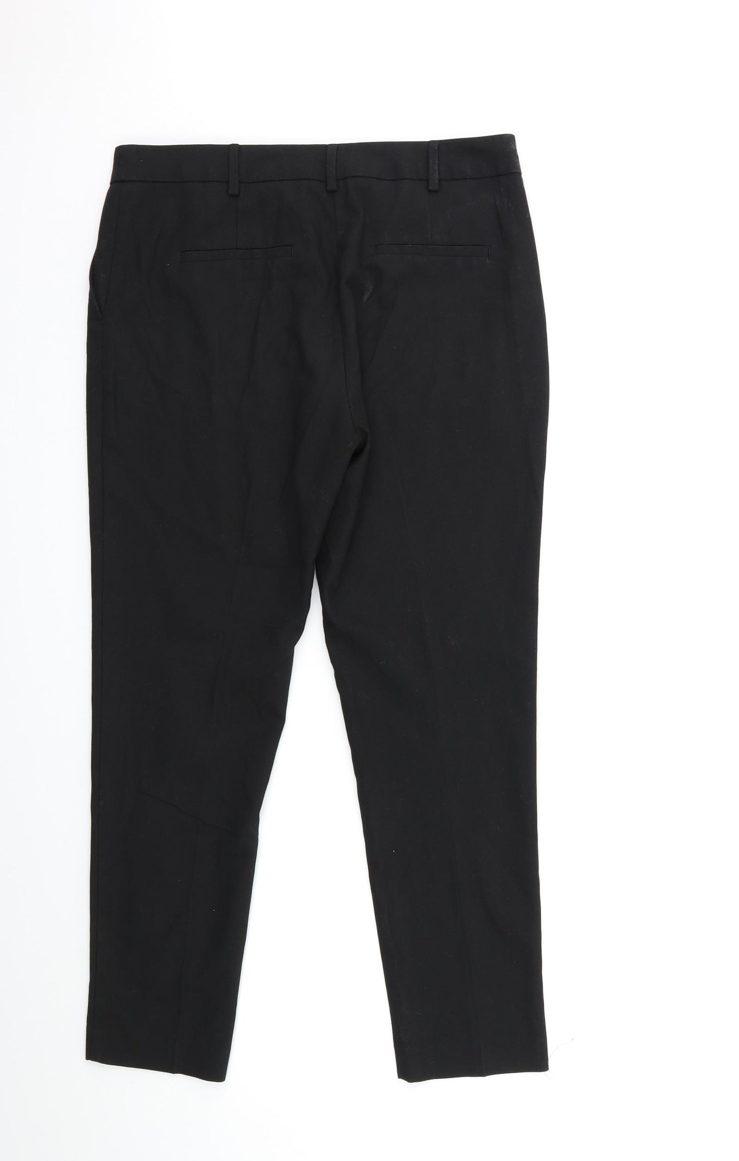 Marks and Spencer Womens Black   Trousers  Size 12 L26 in