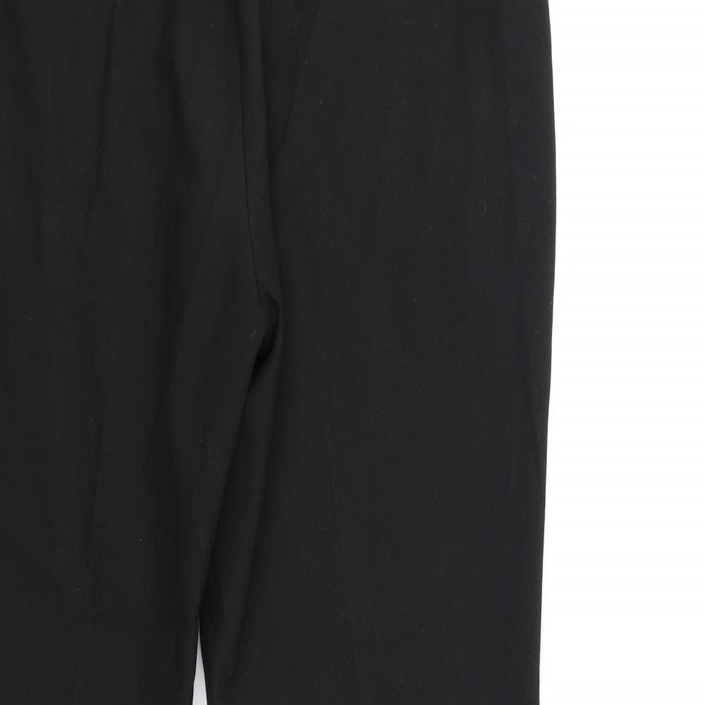 Marks and Spencer Womens Black   Trousers  Size 12 L26 in