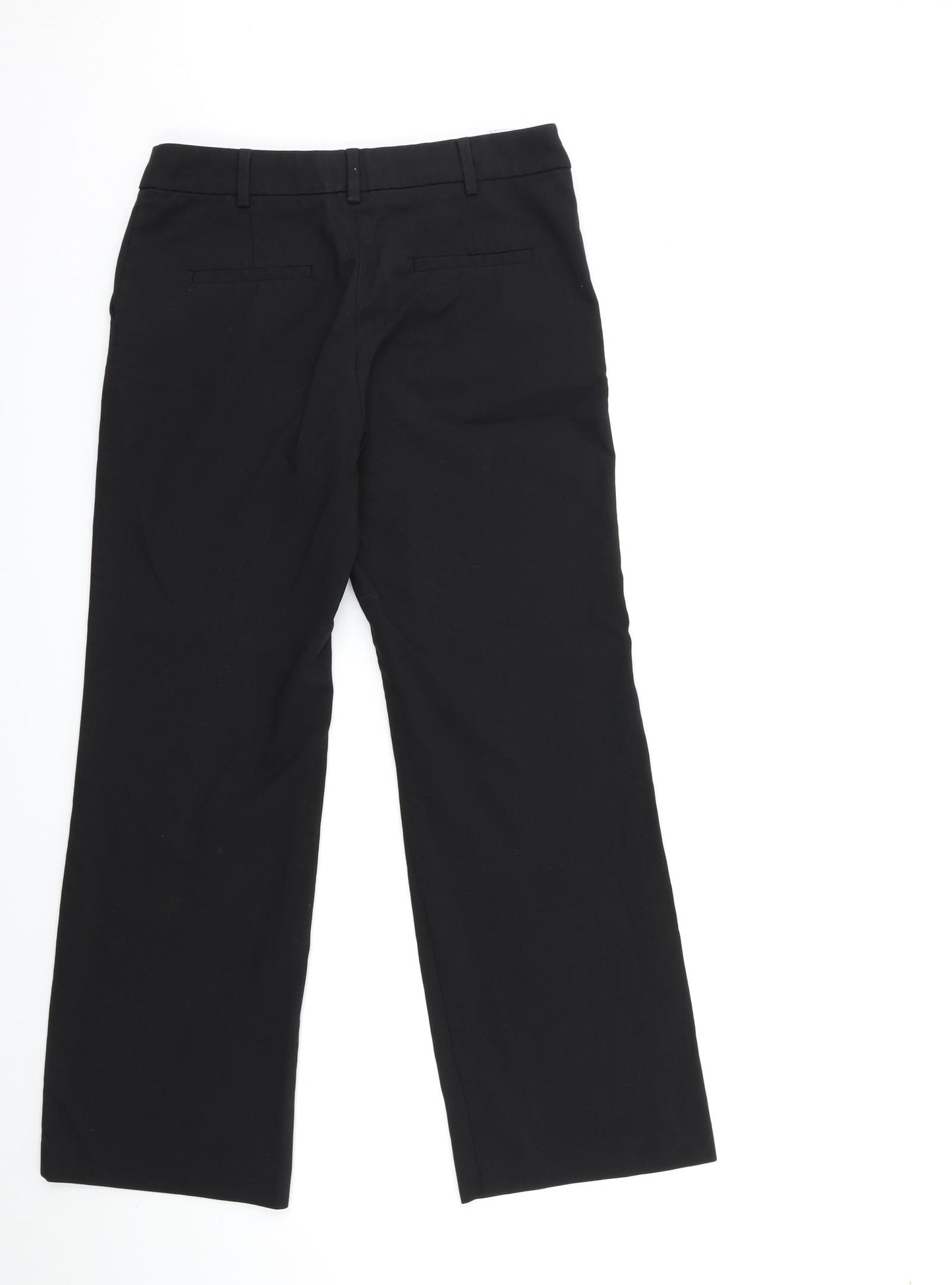 NEXT Womens Black   Trousers  Size 8 L28 in