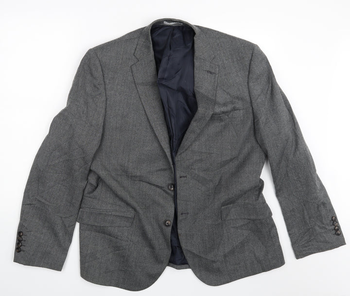 M&S Mens Grey   Jacket Suit Jacket Size M