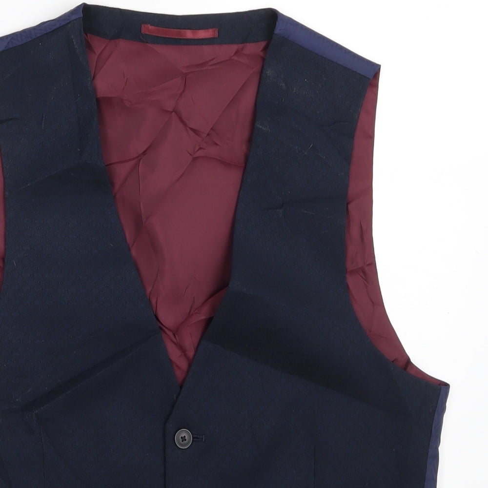 Burton Mens Blue   3-in-1 Jacket Waistcoat Size S