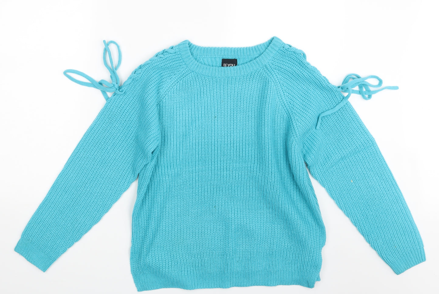 BEYOU Womens Blue   Pullover Jumper Size 12