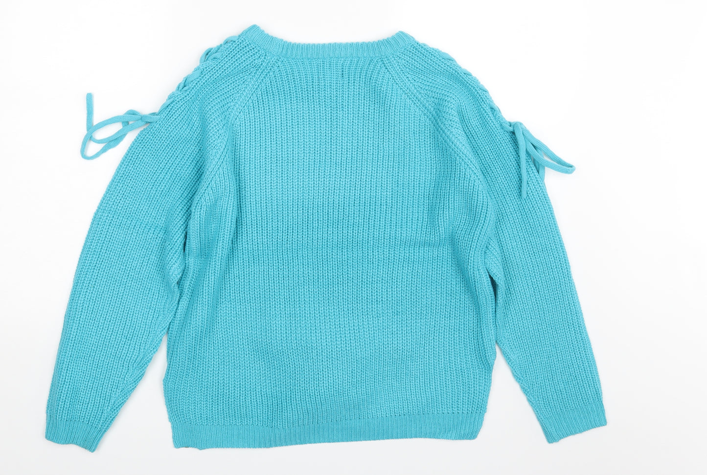 BEYOU Womens Blue   Pullover Jumper Size 12