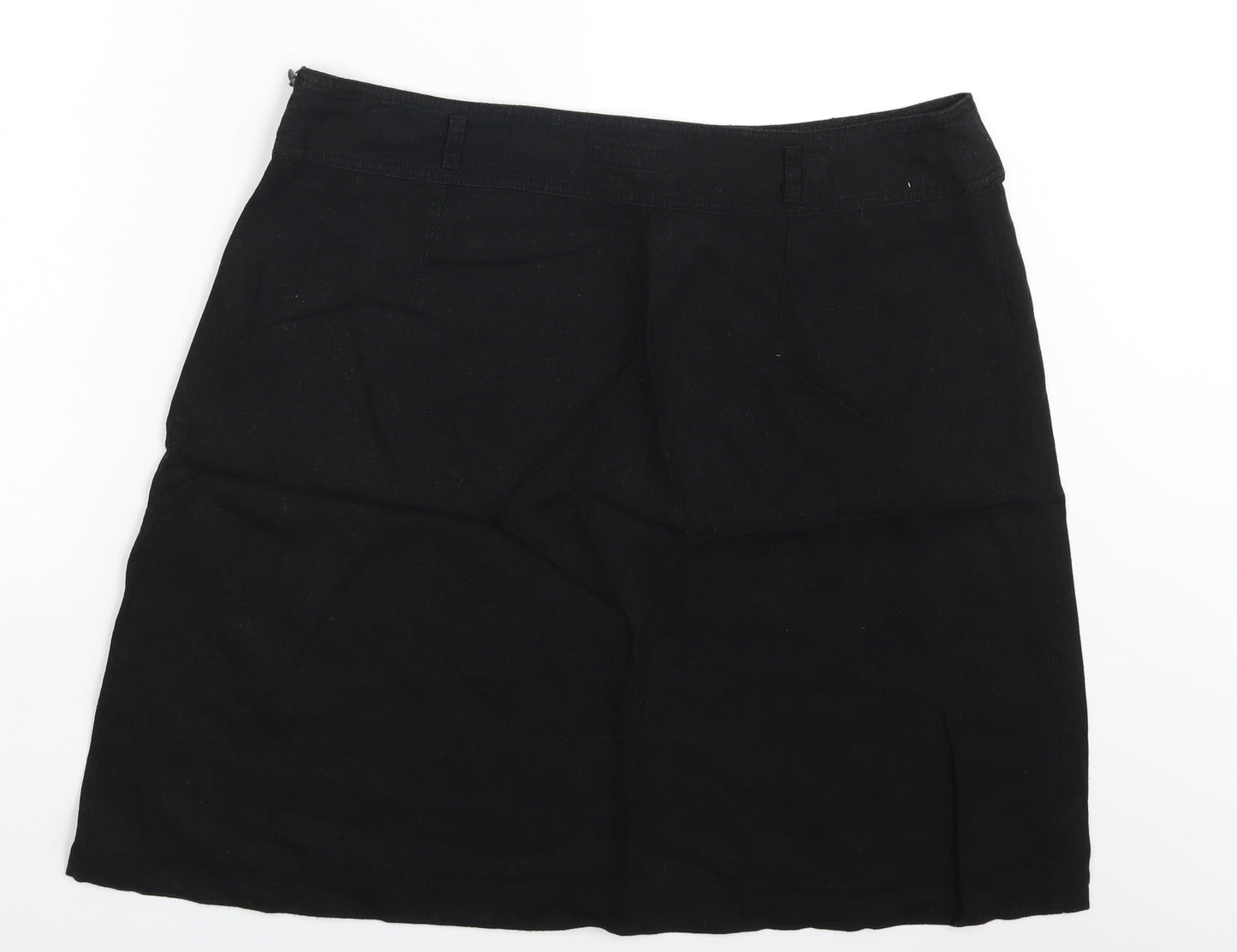 Peacocks Womens Black   A-Line Skirt Size 16