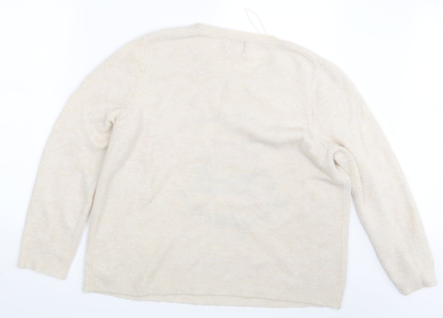 George Womens Ivory   Pullover Jumper Size 22  - Christmas Jumper