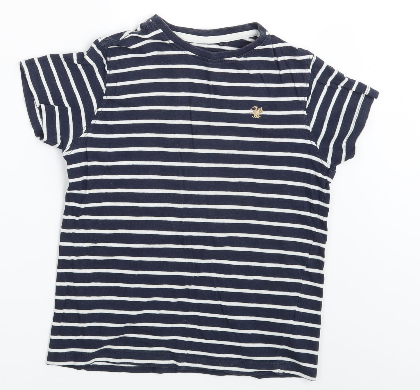 NEXT Boys Multicoloured Striped  Basic T-Shirt Size 7 Years