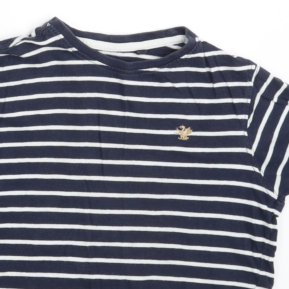 NEXT Boys Multicoloured Striped  Basic T-Shirt Size 7 Years