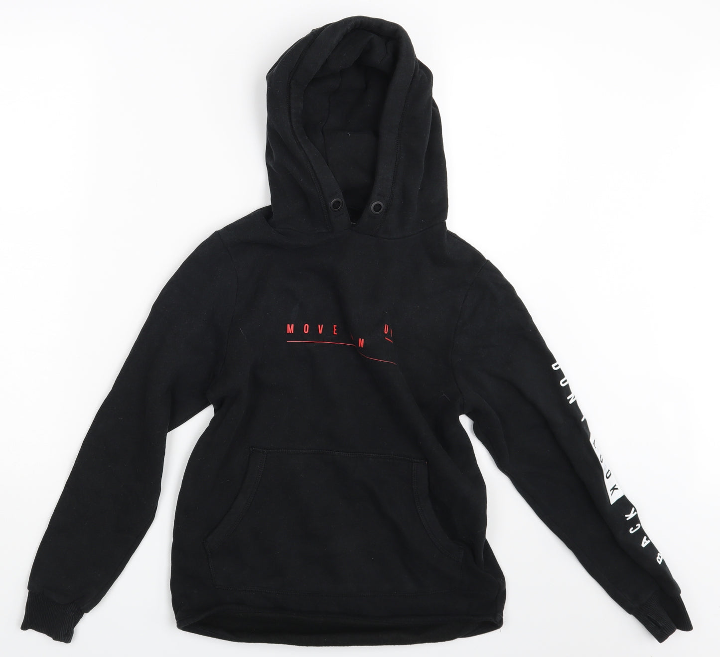 NEXT Boys Black   Pullover Hoodie Size 11 Years