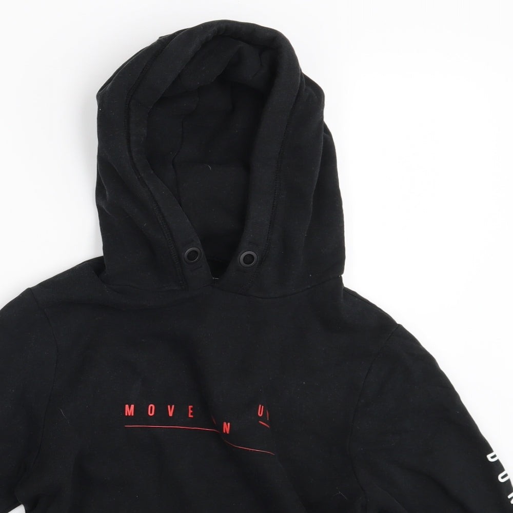NEXT Boys Black   Pullover Hoodie Size 11 Years