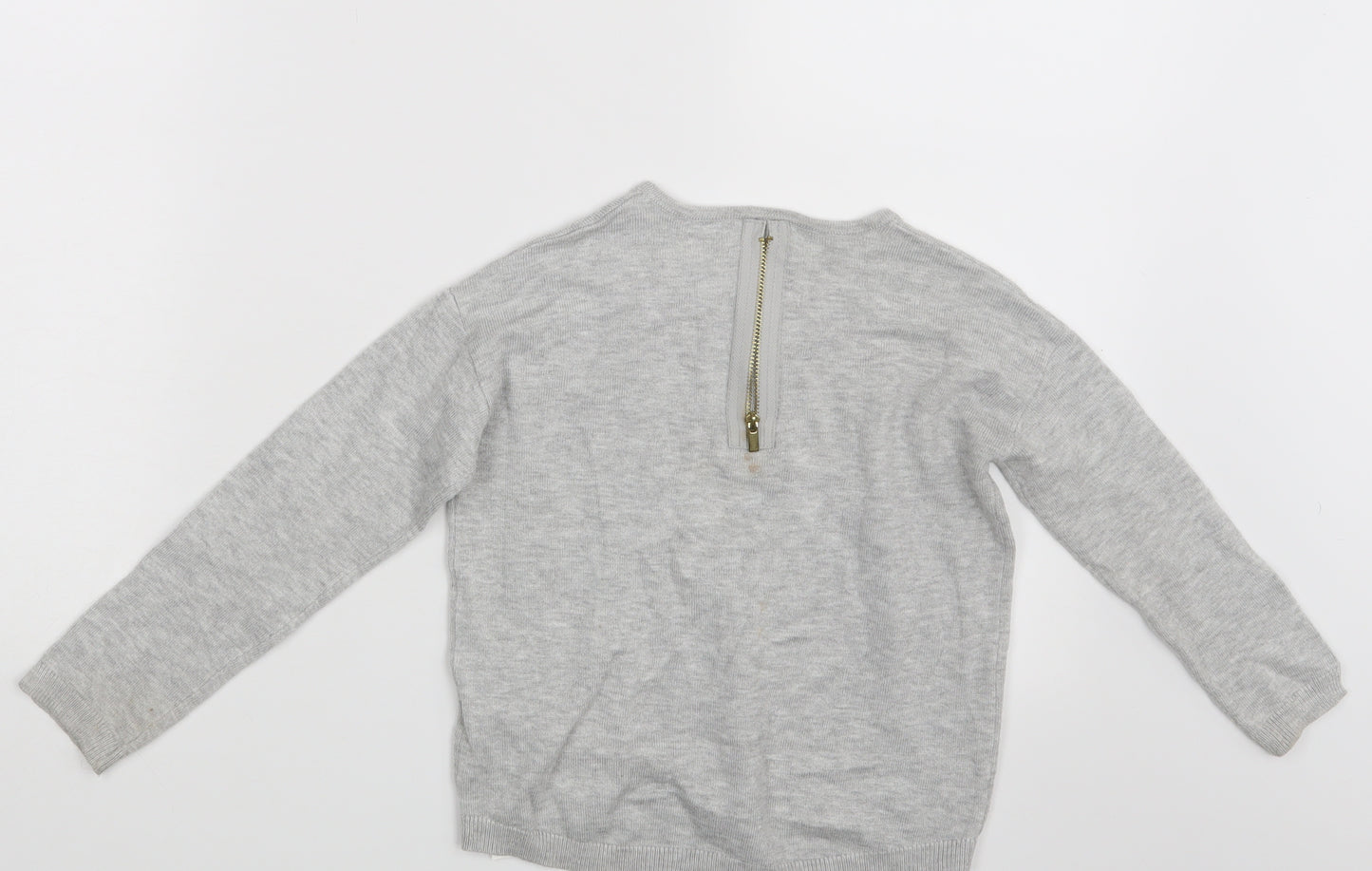 Zara Girls Grey   Pullover Sweatshirt One Size