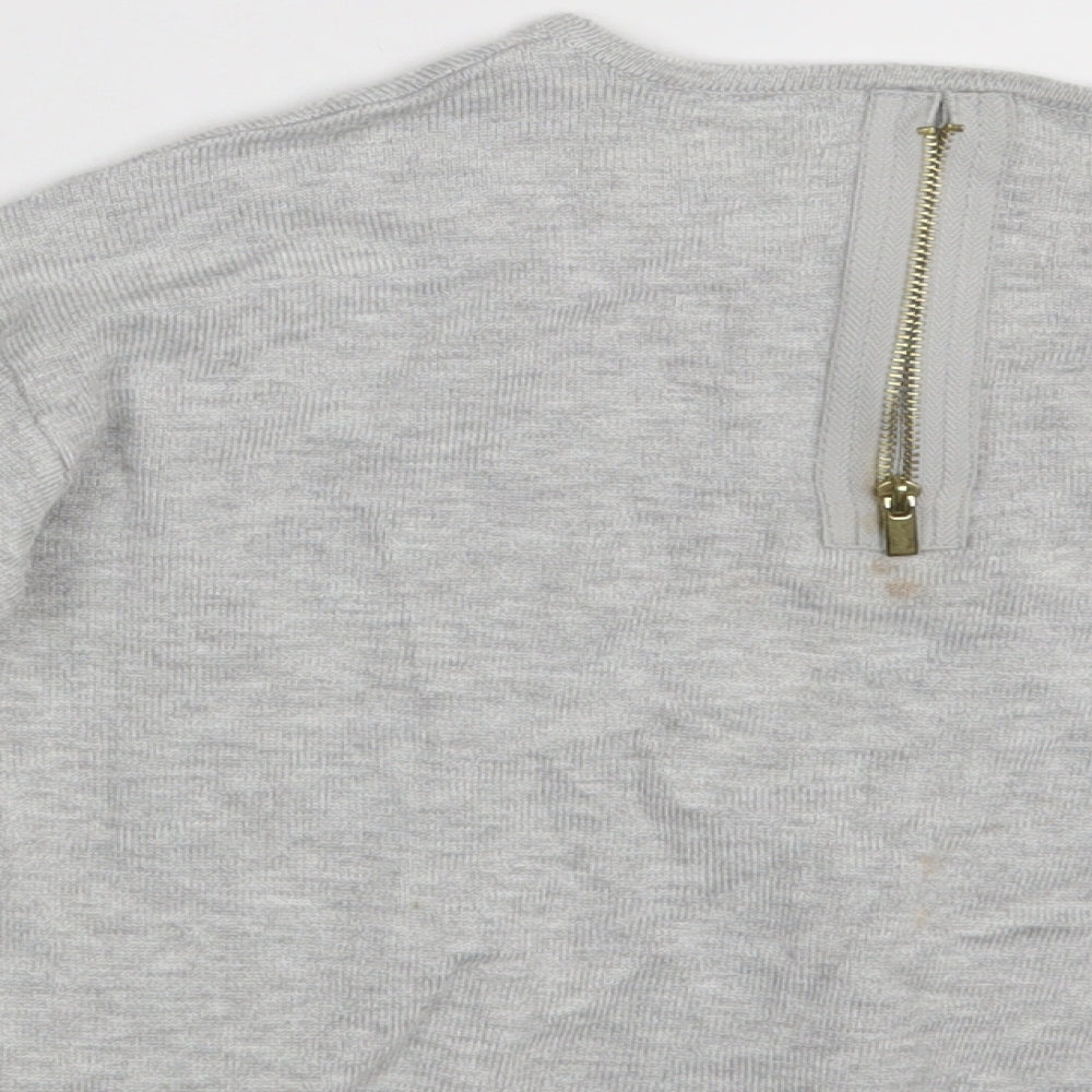 Zara Girls Grey   Pullover Sweatshirt One Size