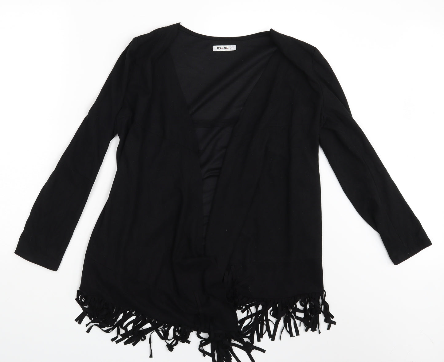 Oxana Womens Black   Cardigan Jumper Size S