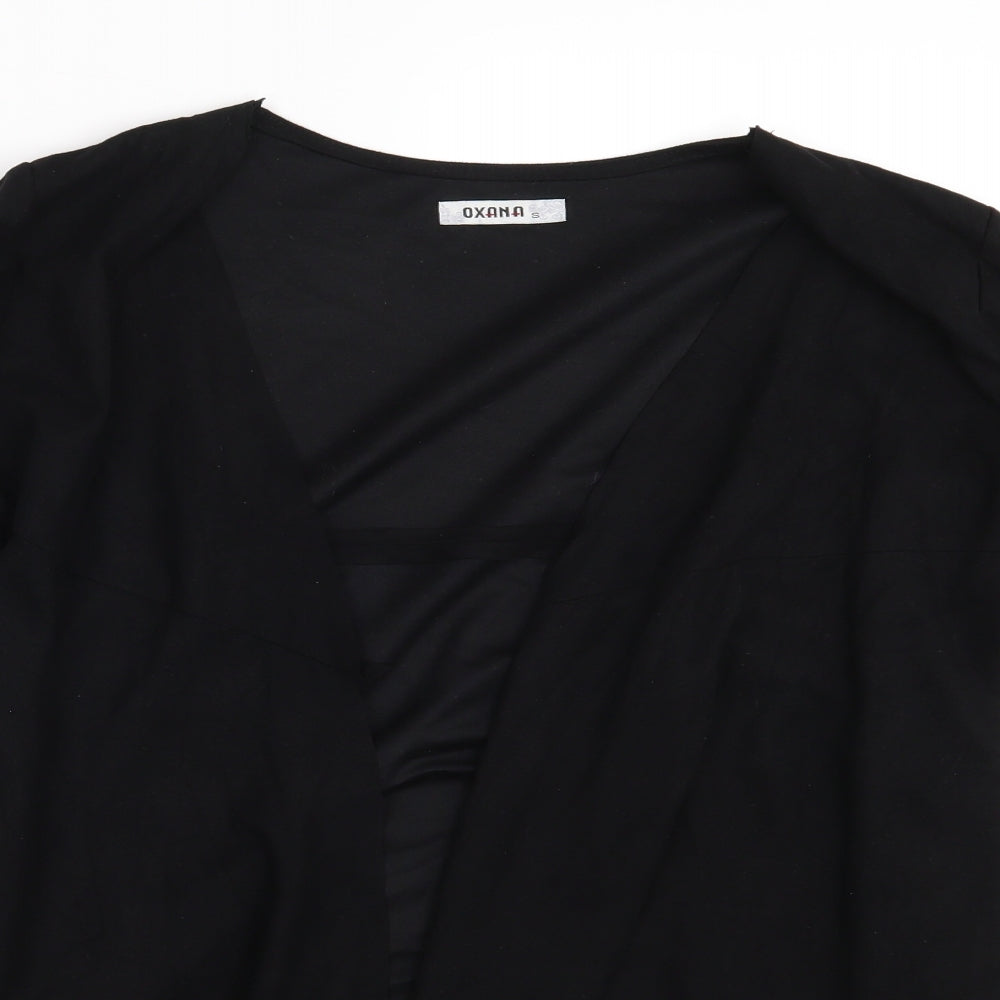 Oxana Womens Black   Cardigan Jumper Size S