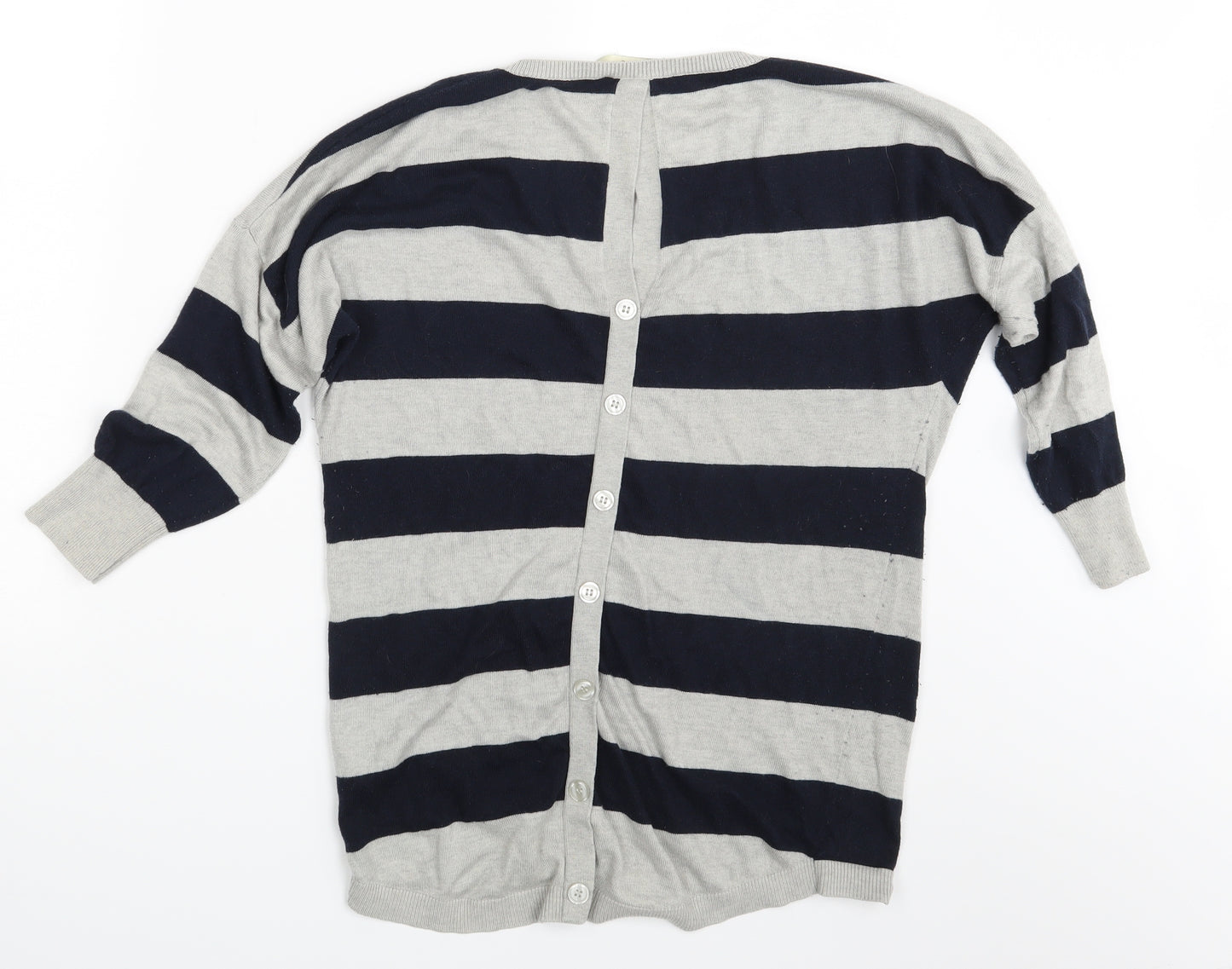 Oasis Womens Multicoloured Striped  Basic T-Shirt Size M