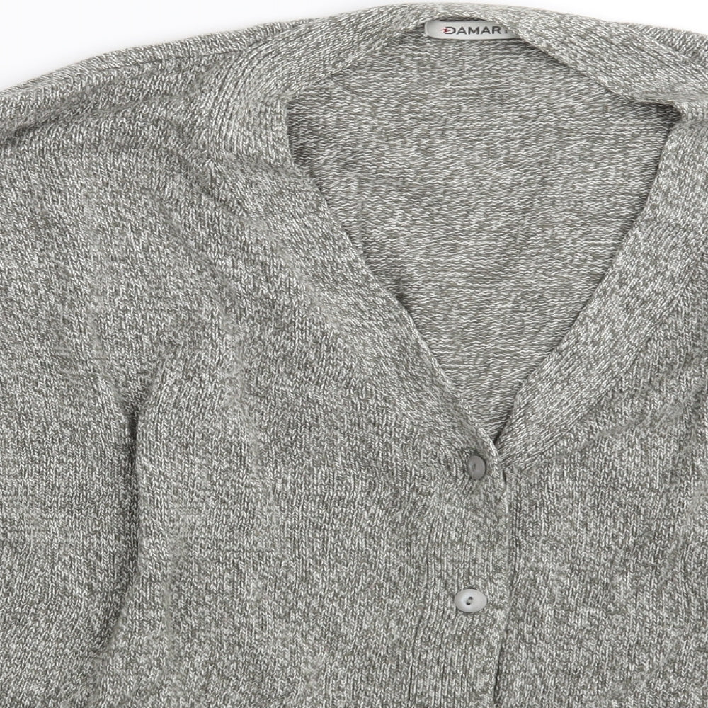 Damart Womens Grey   Cardigan Jumper Size 26