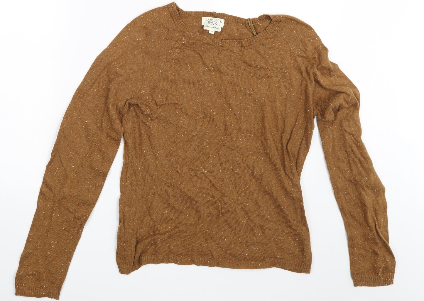 NEXT Womens Brown   Pullover Sweatshirt Size 12
