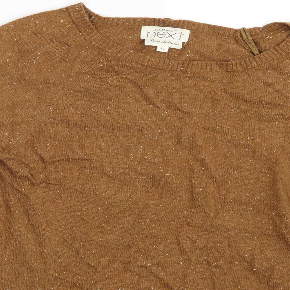 NEXT Womens Brown   Pullover Sweatshirt Size 12
